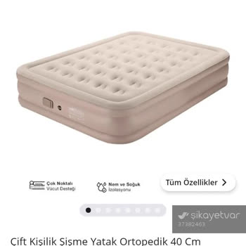 Toptanagel.com Ayıplı Şişme Yatakta Tekrarlayan Patlamalar Ve Yardımsız Müşteri Desteği