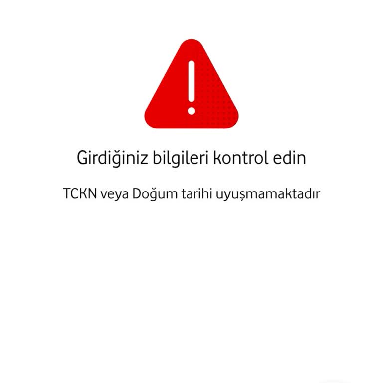 Vodafone Mobil Hat Kullanıcısının Cihaz Puanı Sıfır Görünmesi Ve Kimlik Doğrulama Hatası