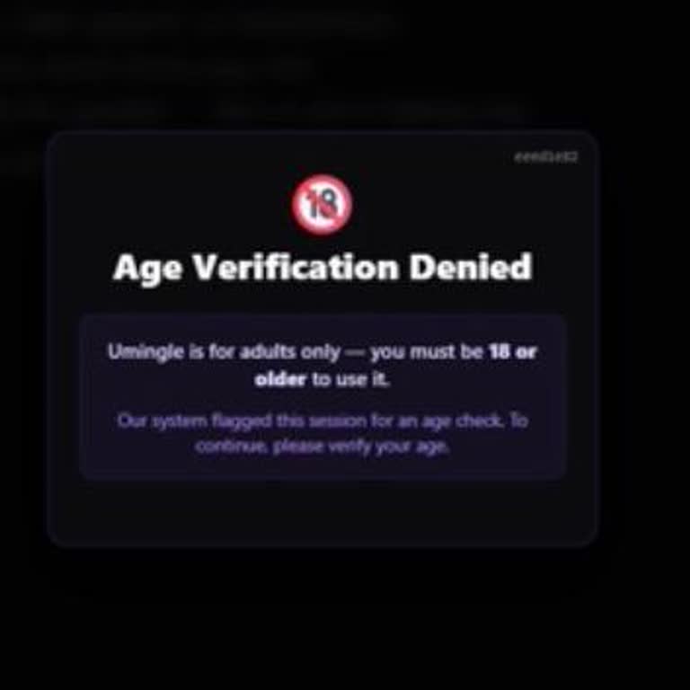 Umingle Age Deny Block