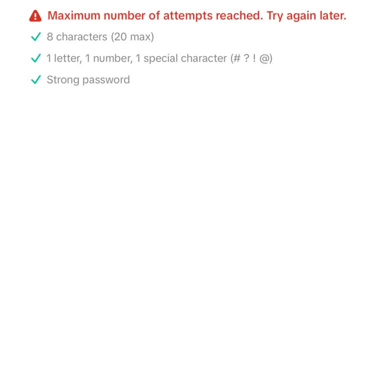 Account Recovery I Want My TikTok Account Back