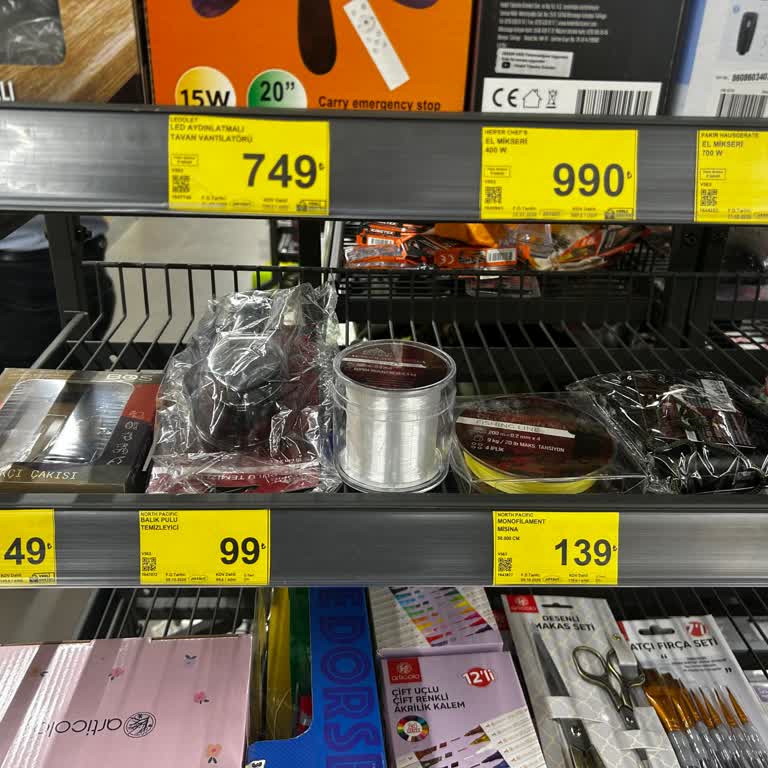Katalogda Görülen Balıkçılık Ve Hobi Ürünlerinin Mağazalarda Bulunmaması