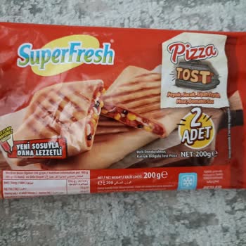 Superfresh Pizza Tost Görseldeki İçerik İle Gerçek İçerik Arasındaki Büyük Fark