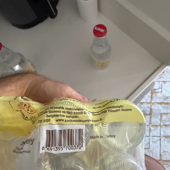 BİM Gazozunda Koruyucu Madde Etiketi Eksik
