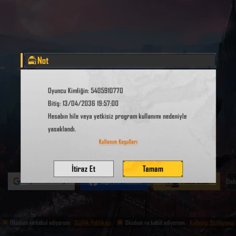 Markapin'den Satın Alınan Banlı PUBG Hesabı İçin İade Talebi