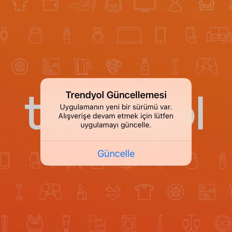 Trendyol Uygulamasına Girişte Sürekli Güncelleme Döngüsü Sorunu