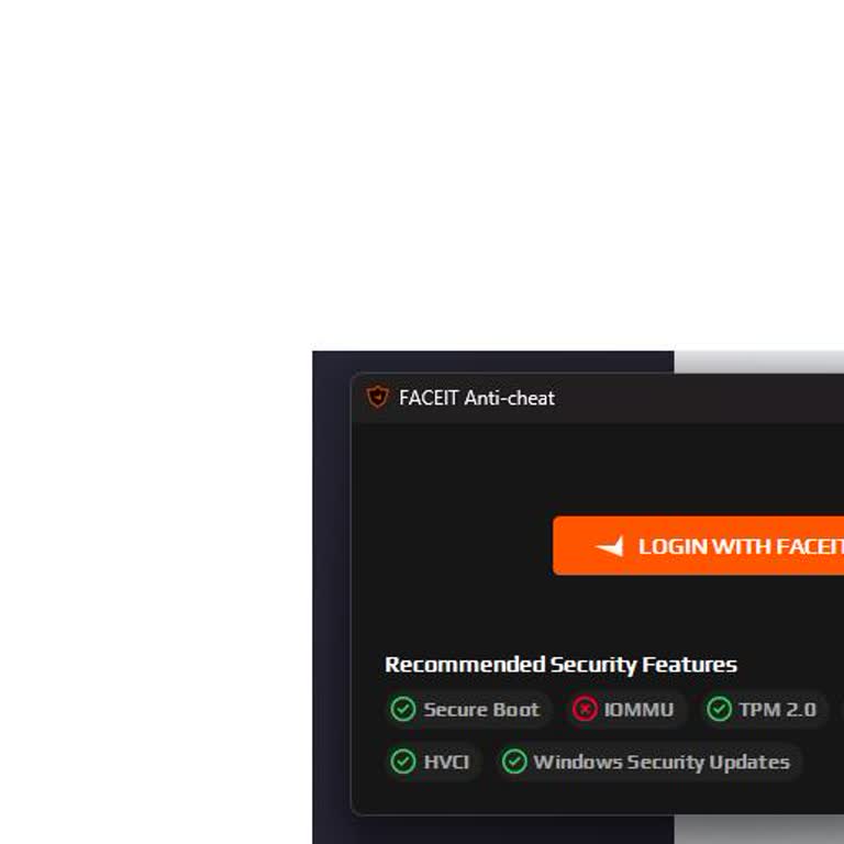 Excalibur H610 001 Bilgisayarda VT-d Desteği Olmadan Faceit Anti-Cheat Çalışmıyor
