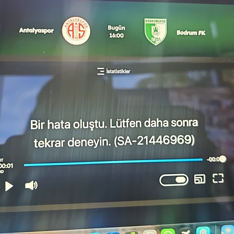 Tod Platformunda Bilgisayarda Canlı Yayın Erişim Sorunu