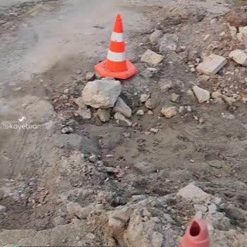 Çoruh Edaş Açılan Yolun Kapatılmaması