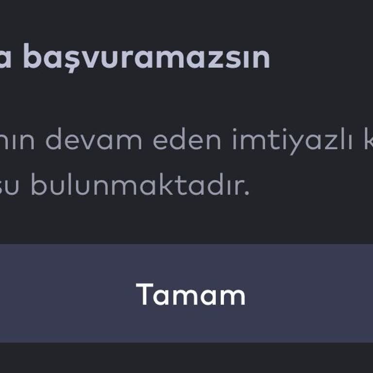Sistemde Mevcut Olmayan İmtiyazlı Kart Başvurusu Engelliyor Yeni İstanbulkart Başvurusu