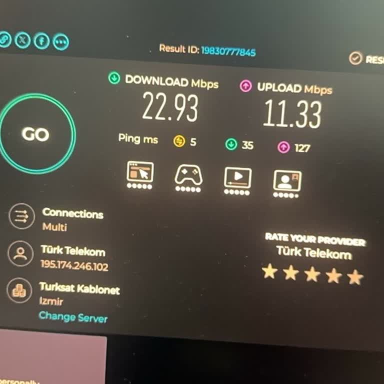 TÜRKSAT Kablo Net'te Taahhüt Edilen 50 Mbps Hızının Sürekli Düşük Olması Ve Çözüm İsteği