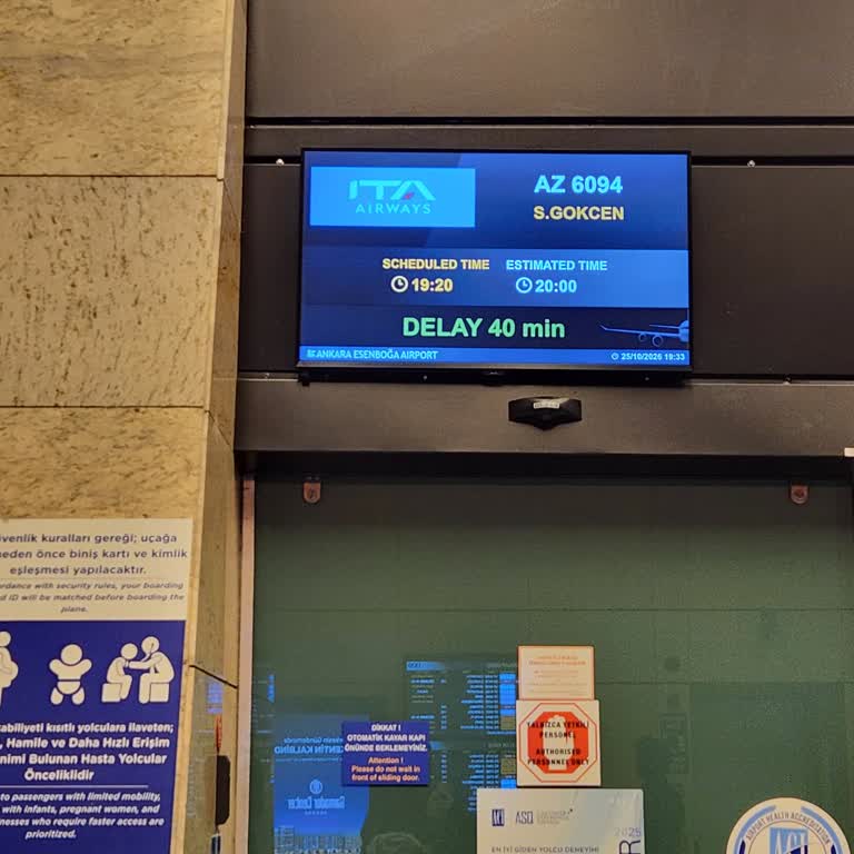 Ankara İstanbul Uçuşunda 40 Dakikalık Gecikme Ve İndirim Talebi