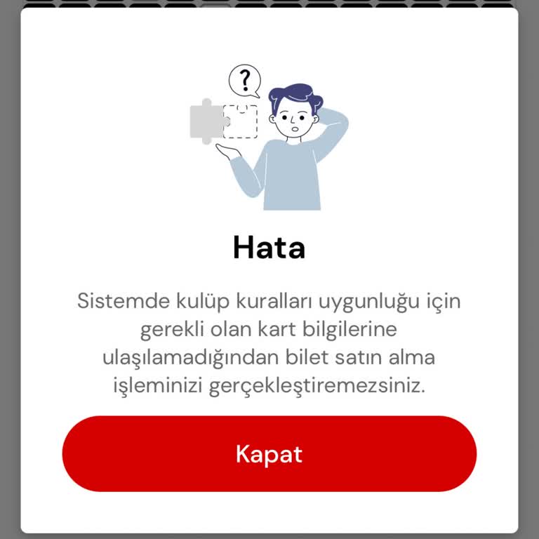 Passolig Bilet Alımında Kart Bilgileri Tanımlanamadığı İçin Maç Bileti Alınamıyor