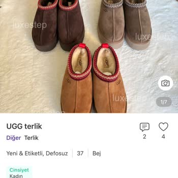 Dolap Platformunda Sahte Ugg Botu Satışı Ve Satıcı Engeli