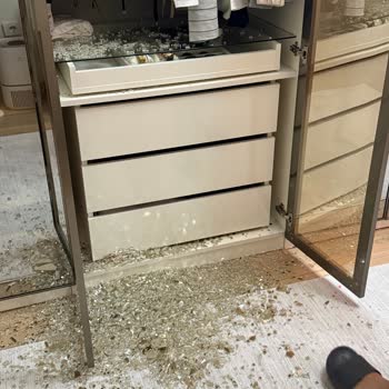 Rosso Home Ümraniye Şubesinde Dayanıksız Baza Ve Patlayan Cam Kapak Şikayeti