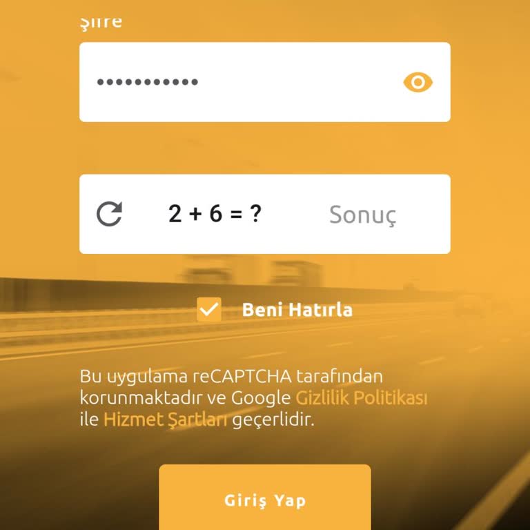 HGS Mobil Uygulamasında Giriş Hatası Ve Hesaba Erişilememe