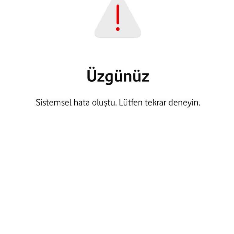 Vodafone Faturada General Mobile GM 26 Alımında Sürekli Sistemsel Hata