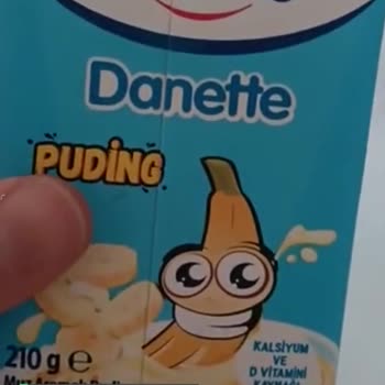 Danone Muzlu Puding Su Süt Oranını Bilmek İstiyorum