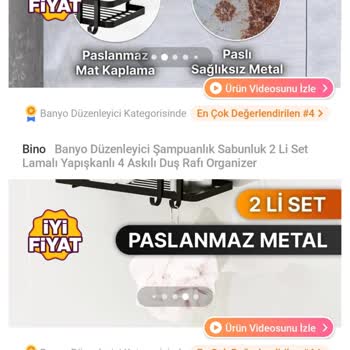 Paslanmaz Çelik İddiasına Uymayan Banyo Rafı Ve Yetersiz Trendyol Destek
