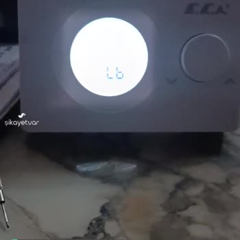 ECA Oda Termostatında Sorun