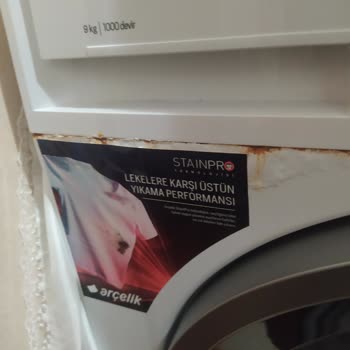 Arçelik Çamaşır Makinesinde Ön Panel Paslanması Ve Garanti Dışı Çözüm Talebi