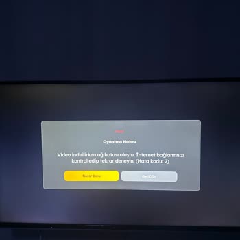 Ücretli Üyelikte Smart TV Maç Yayını Donuyor Ve Oynatma Hatası Veriyor