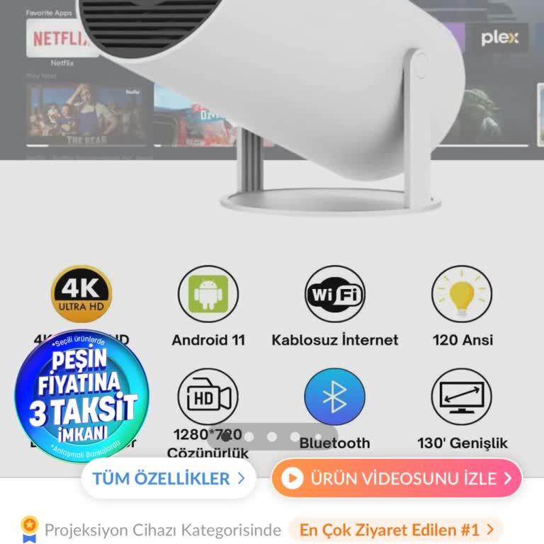 Ağır Çalışan Ve Özellikleri Çalışmayan Teknodrone Projeksiyon Cihazı İçin İade Ve Değişim Talebi