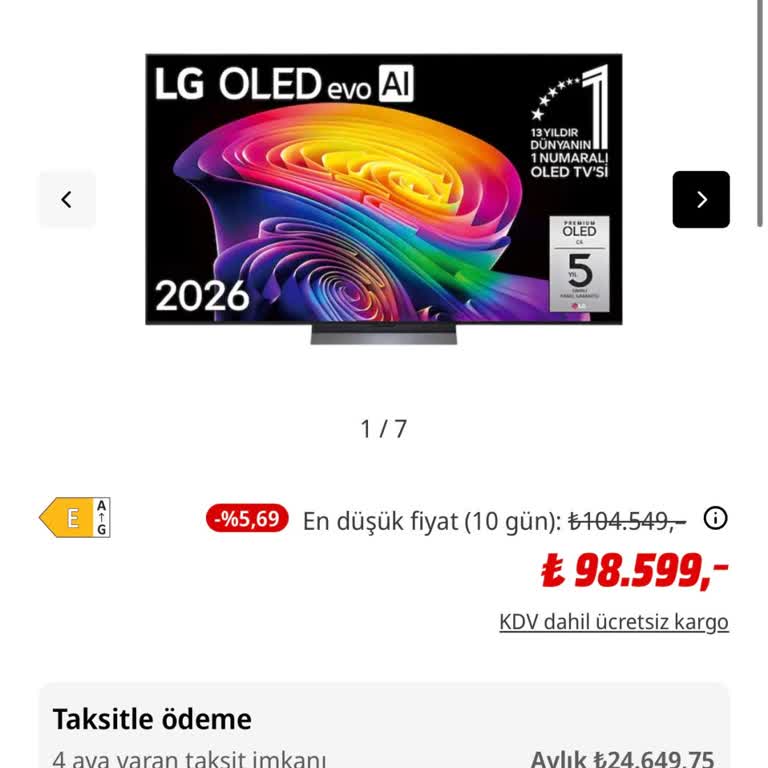 Media Markt’ta LG TV Fiyat Farkı Nedeniyle İade Talebi
