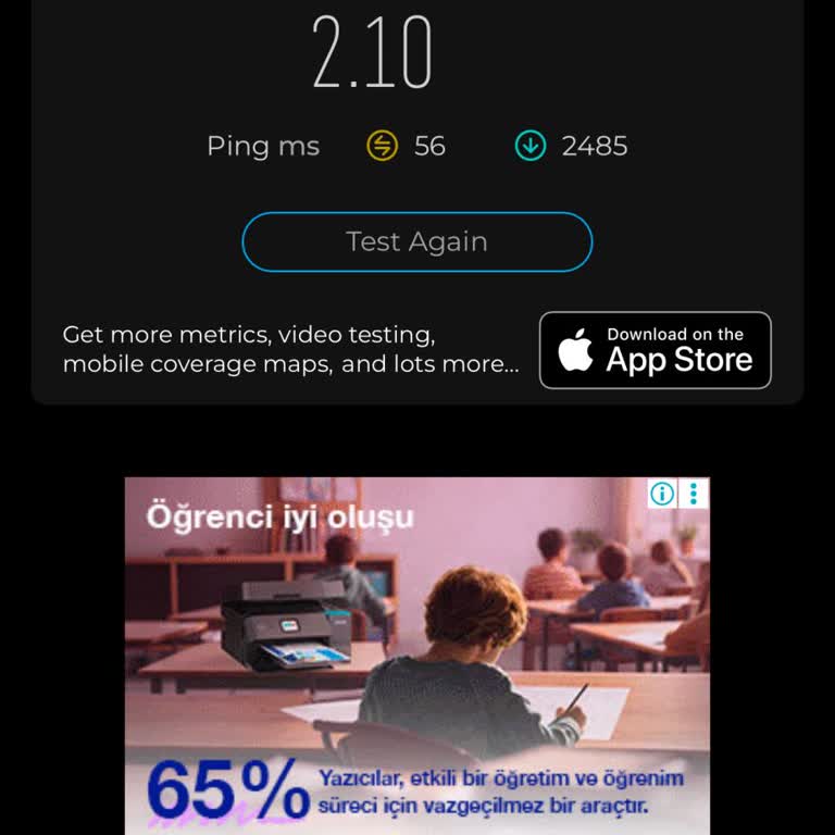 İzmir'de 2.1 Mbps Hız Sınırlamasıyla 100 GB Paketin Gerçek Hızını Talep Ediyor