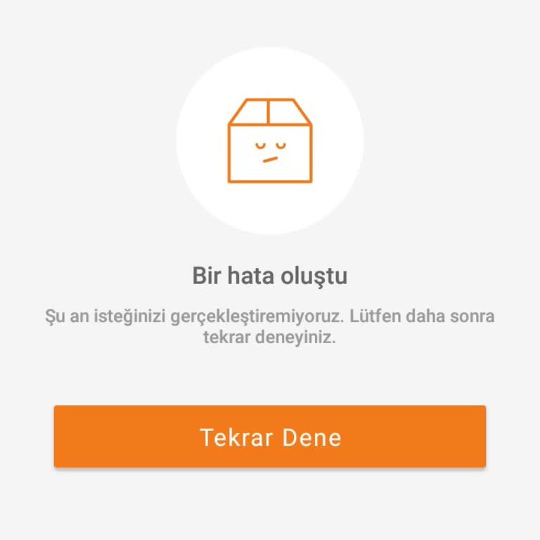 Trendyol Uygulaması Oppo Ax7 Telefonumda Sürekli Hata Veriyor
