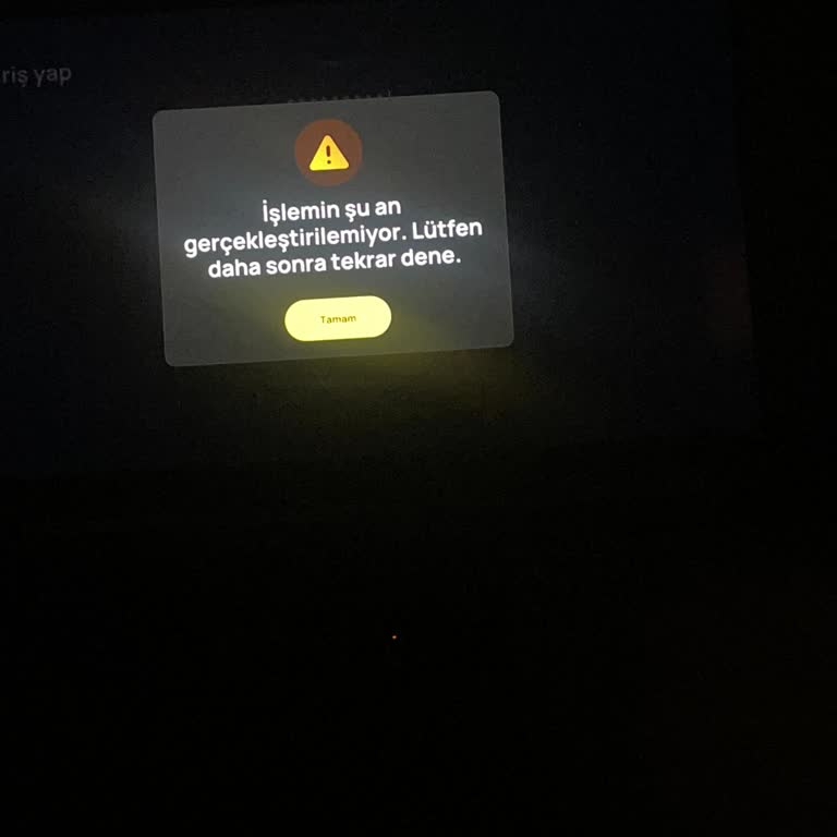 Smart TV Üzerindeki TV Plus Uygulamasında Sürekli İşlem Hatası Ve Çözüm Talebi