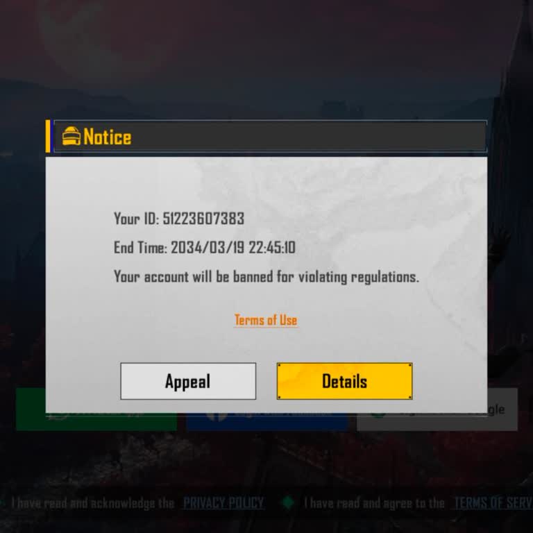 BGMI Account Banned Until 2034 for Alleged Rule Violations