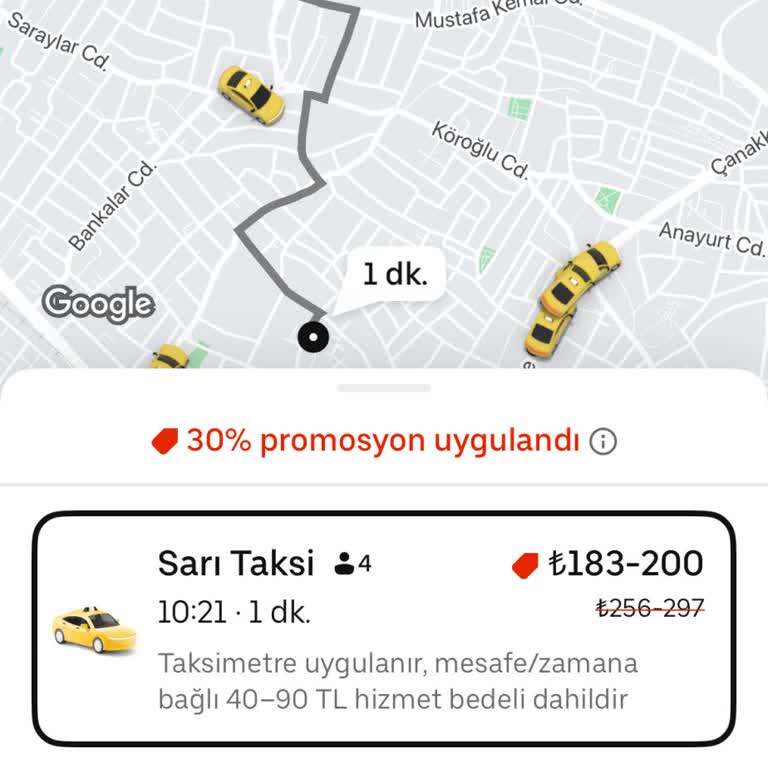 Uber Sürücüsü Tarafından Rota Dışı Ücret Artışı Ve Geri Ödeme Talebi