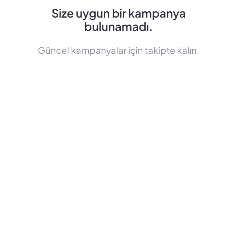DenizKartım Uygulamasında Kampanyalar Görünmüyor Ve Katılım Sağlanamıyor