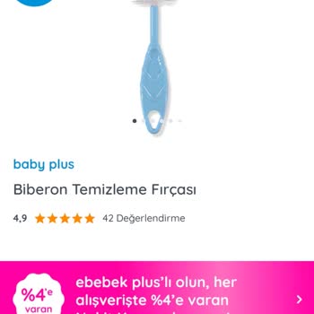 E-Bebek Baby Plus Biberon Fırçasının Kıllarının Dökülmesi Ve İade Talebi