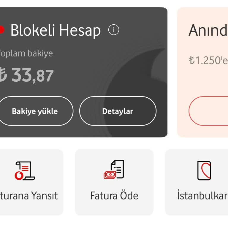 Vodafone Pay Hesabım Blokeli, 33 TL Parama Erişemiyorum Ve Açıklama İstiyorum