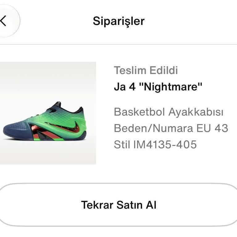 Nike Siparişimin Teslim Edilmemesi Ve Yanıltıcı Teslimat Kaydı