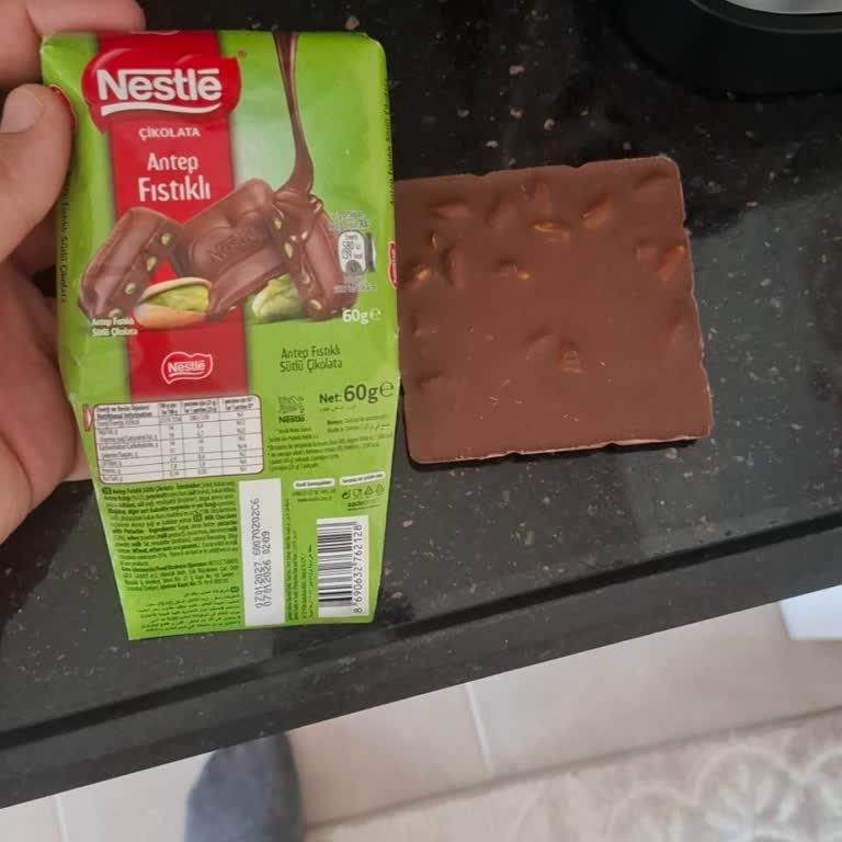 Nestle Antep Fıstıklı Çikolatasında Fıstık Miktarı Beklentiyi Karşılamıyor