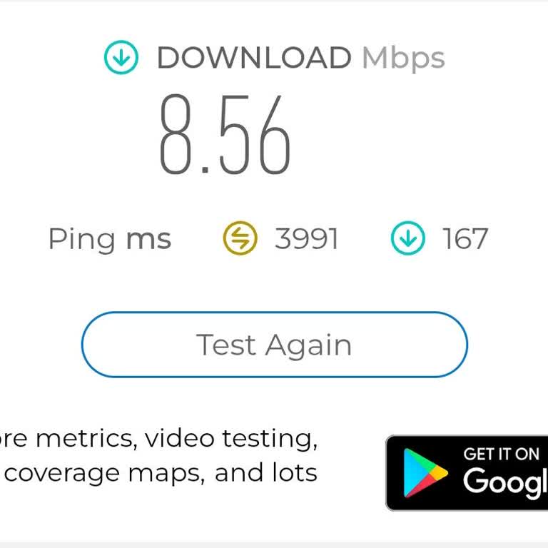Kadıköy Bostancı’da Mobil İnternet Hızı 8,56 Mbps Ve Ping 3991 Ms Sorunu Çözülmedi