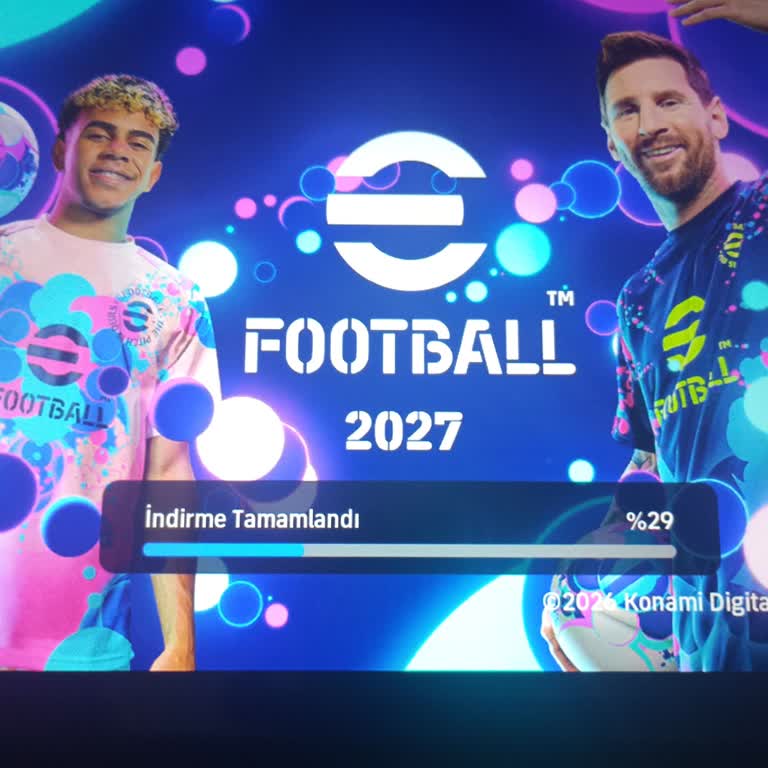 Efootball Oyunu İndirirken %29'da Donma Sorunu