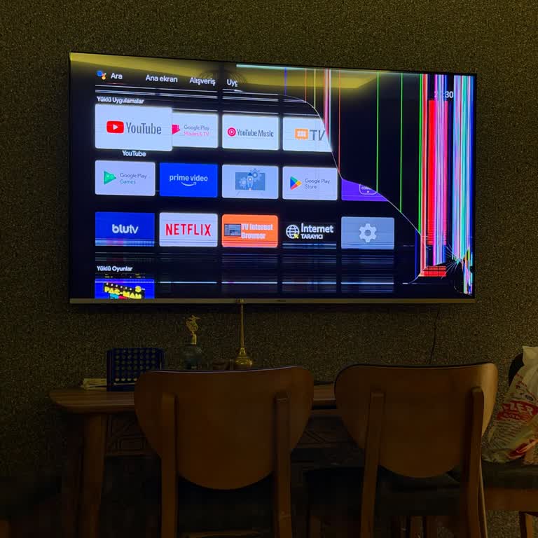 Regal 65 İnç QLED Televizyonun Panel Arızası Ve Yedek Parça Eksikliği Nedeniyle Ücretsiz Değişim Ve Tam İade Talebi