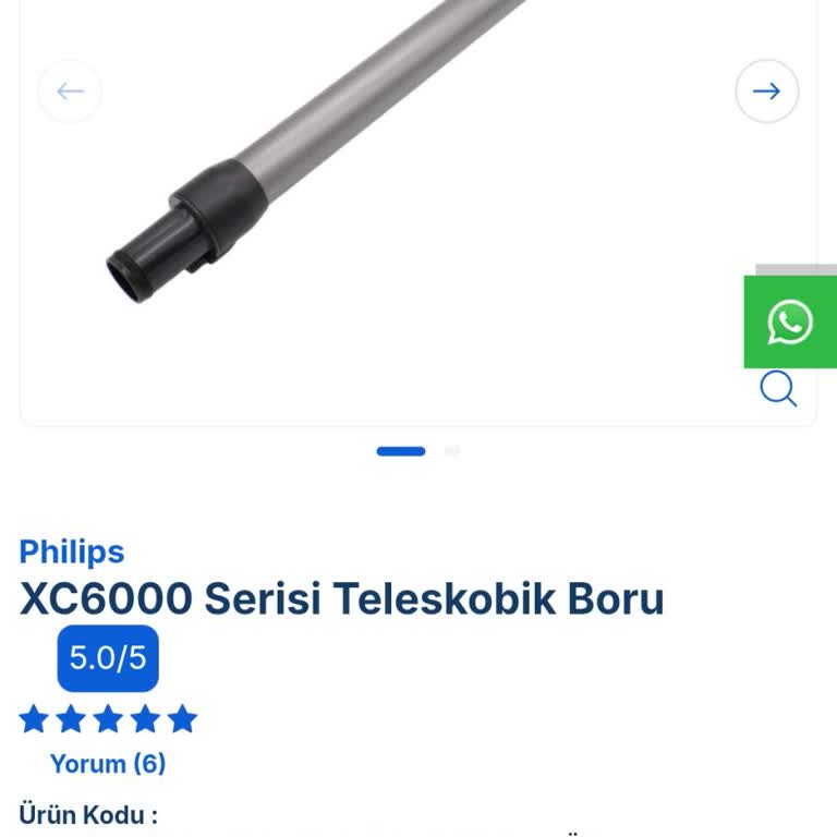 Philips XC 6000 Süpürge Borusunun Tedarik Yokluğu Ve Süreç Belirsizliği