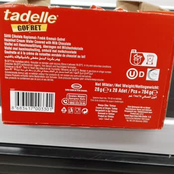 Tadelle Gofretten Yarım Ve Önceden Isırılmış Ürün: Hijyen Ve Sağlık Riski