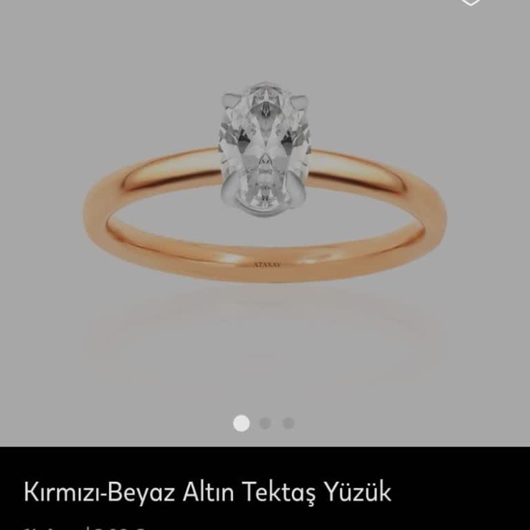 Atasay Kırmızı Beyaz Altın Tektaş Yüzük Gram Farkı Ve İade Şikayeti