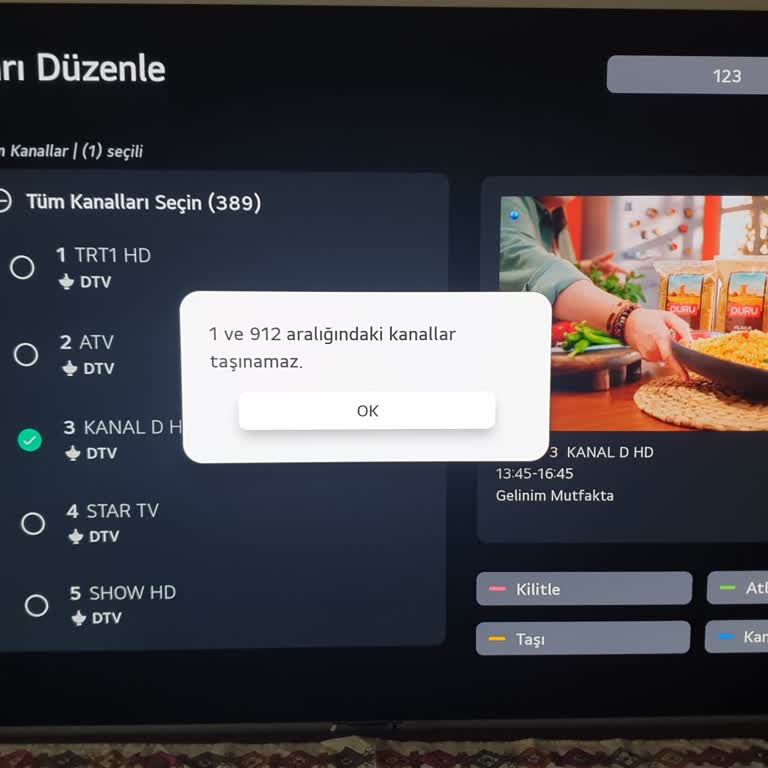 LG OLED G5 Yazılım Güncellemesi Sonrası Ses, Kanal Listesi Ve İnternet Bağlantısı Sorunları