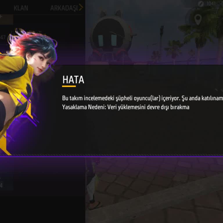 Free Fire Lobi Takım Kurulamama Hatası
