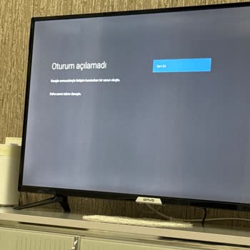 Onvo 43250 Model Televizyonda Oturum Açılamıyor Ve Uygulamalar Çalışmıyor