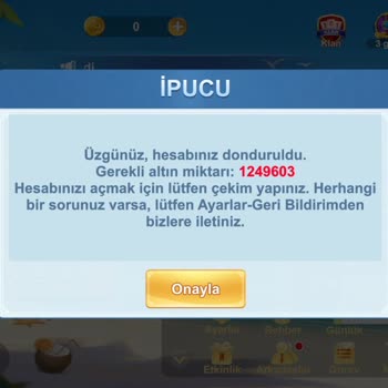 101 Okey Yalla’da Yetkisiz Çekim Sonrası Hesap Dondurulması Ve İade Talebi