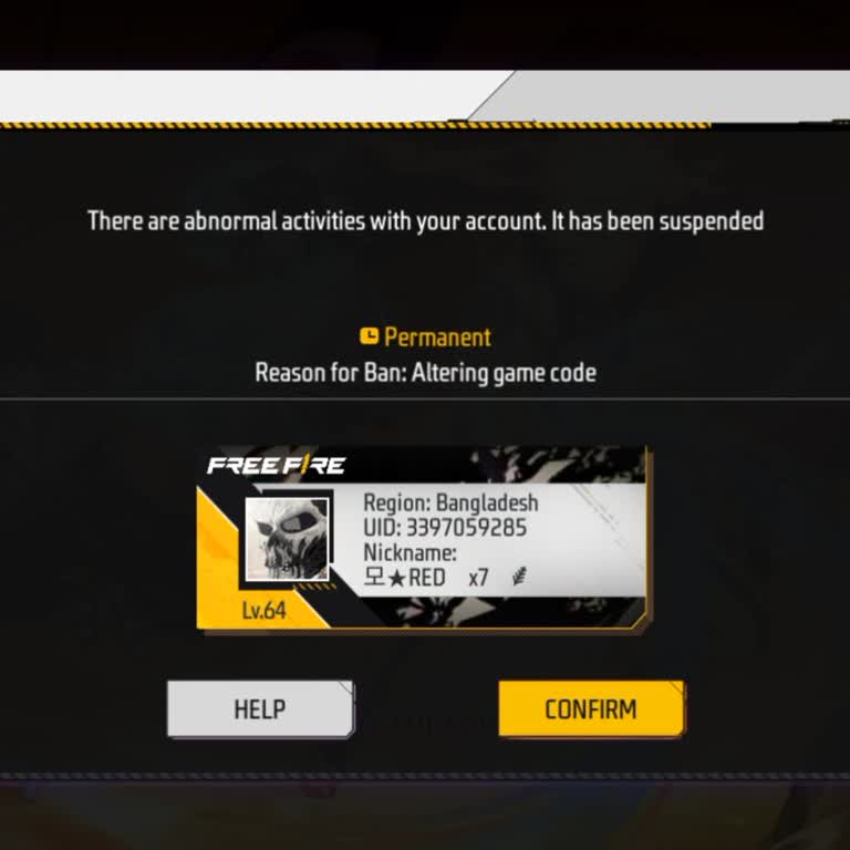 Garena Free Fire Suspended My Account Without a Valid Reason