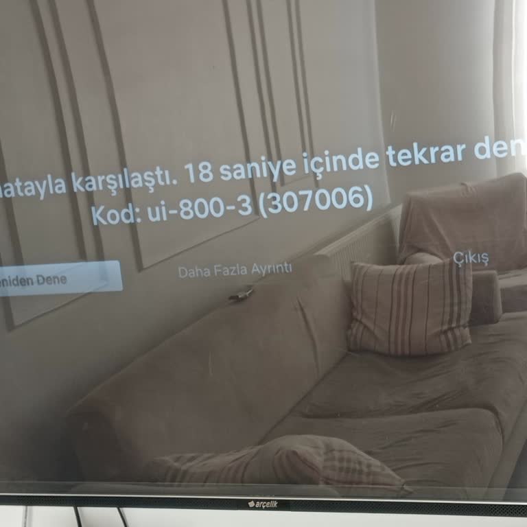 Netflix Açılmıyor: Arçelik Imperium 9'da Sürekli Hata Kodu