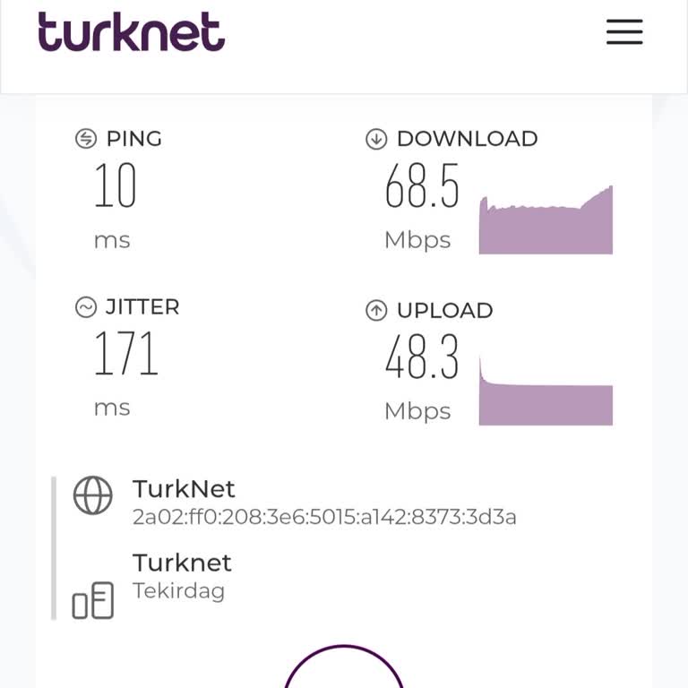 TurkNet 100 Mbps Söz Verilen Hızın Yarıya Düşmesi Ve Oyunlarda 120-140 Milisaniye Yüksek Ping Sorunu